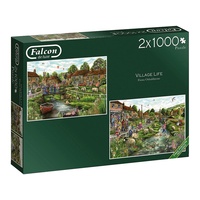 VILLAGE LIFE 2 X 1000pc (JUM11216)