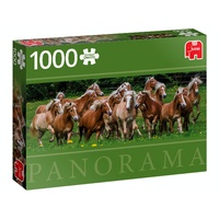 Halflinger Horses 1000pcs (JUM18827)