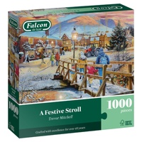 Jumbo Falcon: A Festive Stroll Jigsaw Puzzle incl Poster 1000 Pieces
