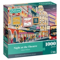Jumbo Falcon: Night at the Theatre Jigsaw Puzzle incl Poster 1000 Pieces