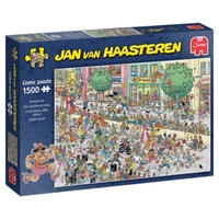 Jumbo Jan van Haasteren: Pumped Up Jigsaw Puzzle incl Poster 1500 Pieces