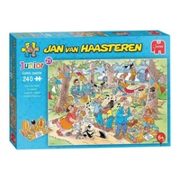 Jumbo Jan van Haasteren Junior 21: King's Day Market Jigsaw Puzzle 240 Pieces