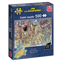 Jumbo Jan van Haasteren: Trick or Treat Jigsaw Puzzle incl Poster 500 Pieces
