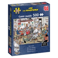 Jumbo Jan van Haasteren: Who's Next? Jigsaw Puzzle incl Poster 500 Pieces