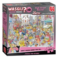 Jumbo Wasgij? Retro Destiny 10: High Street Hassle! Sq Box Jigsaw Puzzle 1000pcs