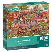 Jumbo Falcon: Foodie Festival Jigsaw Puzzle incl Poster 1000 Pieces