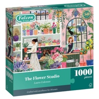 Jumbo Falcon: The Flower Studio Jigsaw Puzzle incl Poster 1000 Pieces