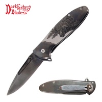Dark Fantasy Blades Bear Stainless Steel Folding Knife (K-DF-9036-1NS)