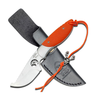 Elk Ridge Pro G10 Orange Skinner Knife w/ Sheath 173mm (K-EP-002OR)