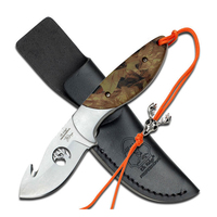 Elk Ridge Pro Gut Hook Skinner Knife Camo w/ Sheath 178mm (K-EP-003CA)