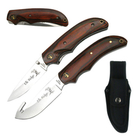 Elk Ridge Combo Hunting Knife Set w/ Sheath (K-ER-013)