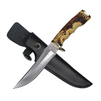 Elk Ridge Ivory Handle Persian Knife incl Leather Sheath (K-ER-027)
