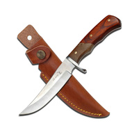 Elk Ridge Two-Tone Wood Handle Stainless Steel Hunting Knife (K-ER-085)