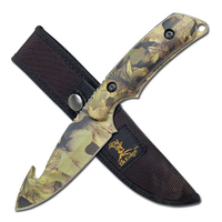Elk Ridge Camo Gut Hook Skinner Knife 203mm (K-ER-116)