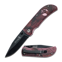 Elk Ridge Pink Camo Pocket Knife 80mm Closed Length (K-ER-120PC)