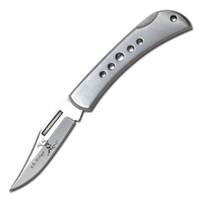 Elk Ridge Gentlemans Knife Stainless Steel Handle 140mm (K-ER-125S)