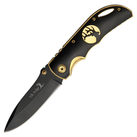 Elk Ridge Gold Titanium Pocket Knife 89mm Closed Length (K-ER-134)