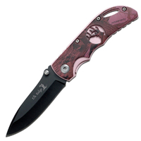 Elk Ridge Purple Camo Pocket Knife 155mm Open Length (K-ER-134PC)