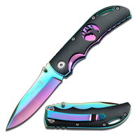 Elk Ridge Rainbow Pocket Knife 89mm Closed Length (K-ER-134RB)