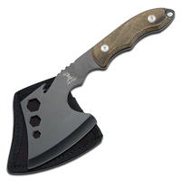 Elk Ridge Brown Wooden Handle Axe w/ Sheath 266mm (K-ER-199)