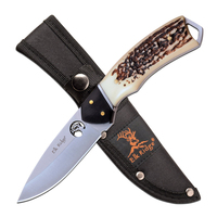 Elk Ridge Jigged Bone Handle Hunters Knife 203mm (K-ER-200-21JB)