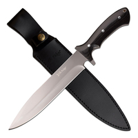 Elk Ridge Steel Blade Hunting Knife w/ Sheath 355mm (K-ER-200-25BK)