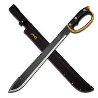 Elk Ridge Black & Gold Machete Rubber Grip Handle 622m (K-ER-279L)