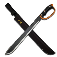 Elk Ridge Black & Orange Machete Rubber Grip Handle 546mm (K-ER-279S)