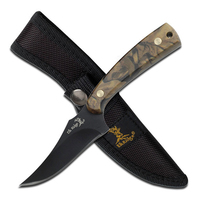 Elk Ridge Camo Handle Hunting Knife w/ Sheath 178mm (K-ER-299C)
