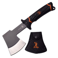Elk Ridge Orange & Black Rubber Handle Hatchet 279mm (K-ER-922)