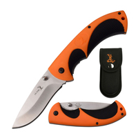 Elk Ridge Black & Orange Folding Knife 122mm Closed Length (K-ER-935D)
