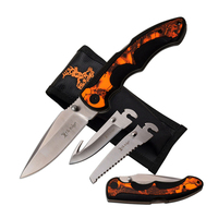 Elk Ridge Folding Knife w/ Interchangeable Blades 212mm (K-ER-942OC)