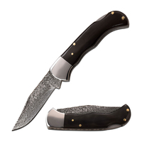 Elk Ridge Black Folding Knife 95mm Closed Length (K-ER-956BH)