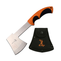 Elk Ridge Black & Orange Hunting Axe w/ Sheath 279mm (K-ER-AXE004BO)