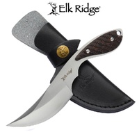 Elk Ridge Micarta Skinning Knife incl Leather Sheath 178mm (K-ER-FIX111MA)