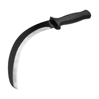 Elk Ridge Curved Blade Machete Black Nylon Fiber Handle 420mm