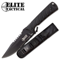 Elite Tactical Backdraft Knife incl Nylon Sheath 254mm (K-ET-FIX005BKS)
