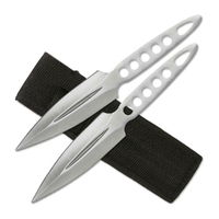 Perfect Point Stainless Steel Throwing Knife Set 222mm (K-KS-6807-2)