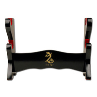 Ten Ryu Samurai Sword Stand 2 Tier with Red Velvet Holder (K-MA-2SD)