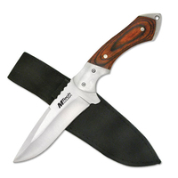 M-Tech USA Pakkawood Hunting Knife w/ Sheath 228mm (K-MT-080)