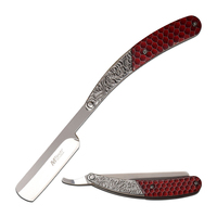 M-Tech USA Red Folding Razor 121mm Closed Length (K-MT-1075RD)