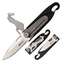 M-Tech USA Black Pocket Knife / Multi Tool 165mm (K-MT-1102BK)