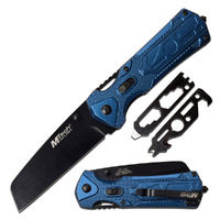 M-Tech USA Pocket Knife w/ Multi-Tools Aluminium Handle 203mm (K-MT-1104BL)