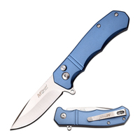 M-Tech USA Ball Bearing Blue Pocket Knife 114mm Closed Length (K-MT-1118BL)