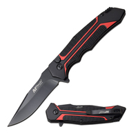 M-Tech USA Drop Point Ball Bearing Pivot Pocket Knife 209mm (K-MT-1134RD)