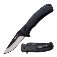 M-Tech USA Ball Bearing Black Folding Knife 101mm Closed Length (K-MT-1149BK)