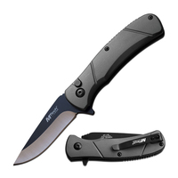 M-Tech USA Ball Bearing Grey Folding Knife 101mm Closed Length (K-MT-1149GY)
