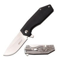 M-Tech USA Satin Ball Bearing Pocket Knife 90mm Closed Length (K-MT-1160SD)