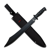 M-Tech USA Black Machete w/ Compass 508mm (K-MT-20-07M)
