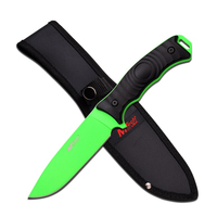 M-Tech USA All-Rounder Knife with Sheath - Neon Green (K-MT-20-70CG)